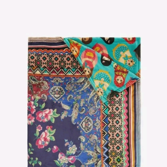 Johnny Was Cozy Dolls blanket